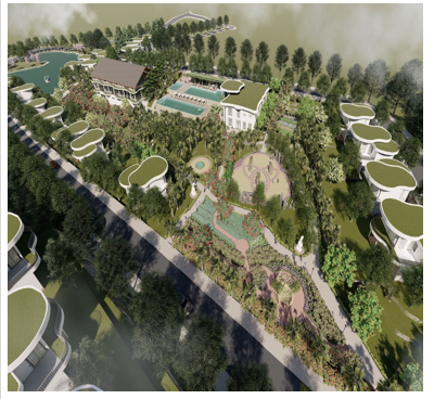 Ivory project -  Construction Road, Water supply & drainage system, planting tress